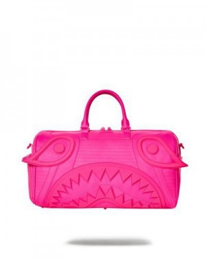 Pink Sprayground Sakura Shock Wave Duffle Bags | 05836-HFKX