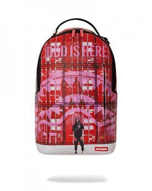 Pink Sprayground Shipping The Goods (Dlxv) Backpacks | 46510-PNGR