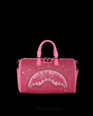 Pink Sprayground Starlet Trinity Mini Duffle Bags | 98321-CRLP