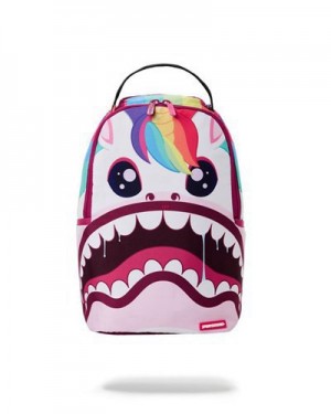 Pink Sprayground UNICORN SHARK MINI Backpacks | 16980-RZDT