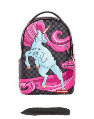 Pink Sprayground Wild Life Backpacks | 96024-HOBS