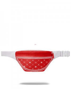 Red Sprayground Modus Operandi Savvy Crossbody Bags | 36708-NAXV