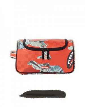 Red Sprayground Money Camo Bags | 76059-STZH