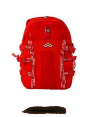 Red Sprayground Nomad Backpacks | 25498-OVBR