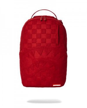 Red Sprayground Revved Up Backpacks | 68102-NTSW