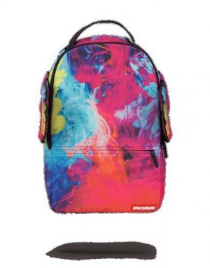 Red Sprayground Tripppy Wings Backpacks | 57980-EYHL