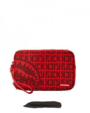 Red Sprayground Veni Vidi Vici Bags | 52701-GXJV