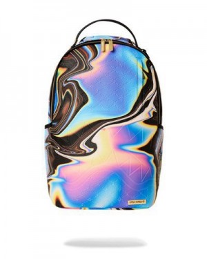 Silver Sprayground 24/7 Aurora (Dlxv) Backpacks | 58074-AFML