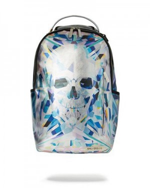 Silver Sprayground Jarvis Landry Dna Backpacks | 87250-SZCV