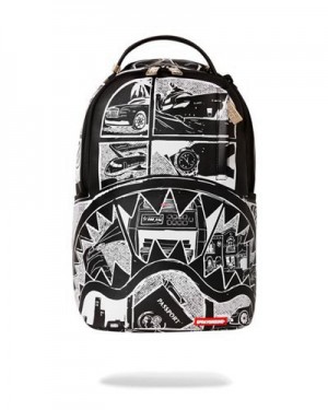 Silver Sprayground This Is The Life (Dlxv) Backpacks | 71583-UTSR