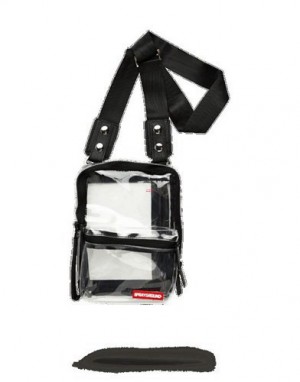 White Sprayground 20/20 Vision Crossbody Bags | 96085-TPFM