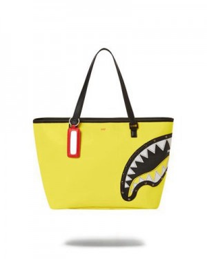 Yellow Sprayground Adrenaline Rush Handbag | 01497-VILJ