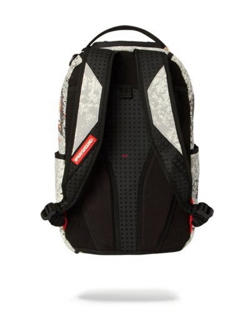 Beige Sprayground The Shark 1989 Backpacks | 46783-HOFN