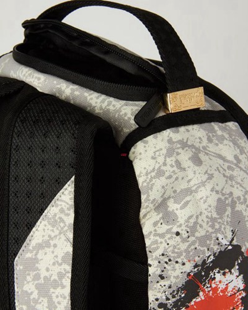 Beige Sprayground The Shark 1989 Backpacks | 46783-HOFN