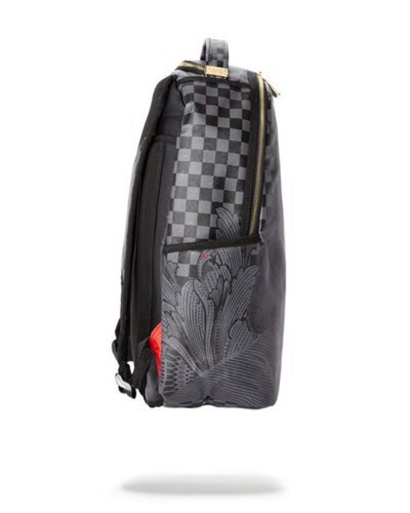 Black Sprayground 100 Is My Name Dlx Backpacks | 40931-HGQY