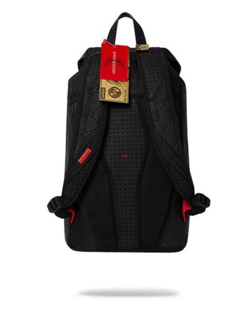 Black Sprayground 24/7 Hills Backpacks | 51970-ZRNG