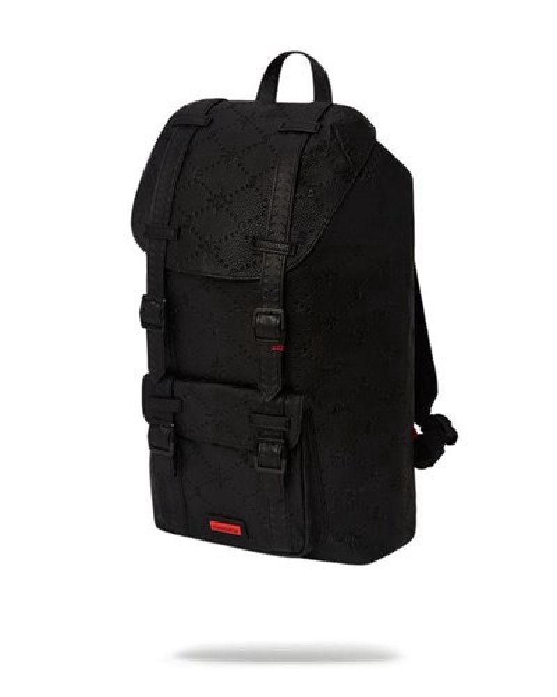 Black Sprayground 24/7 Hills Backpacks | 51970-ZRNG