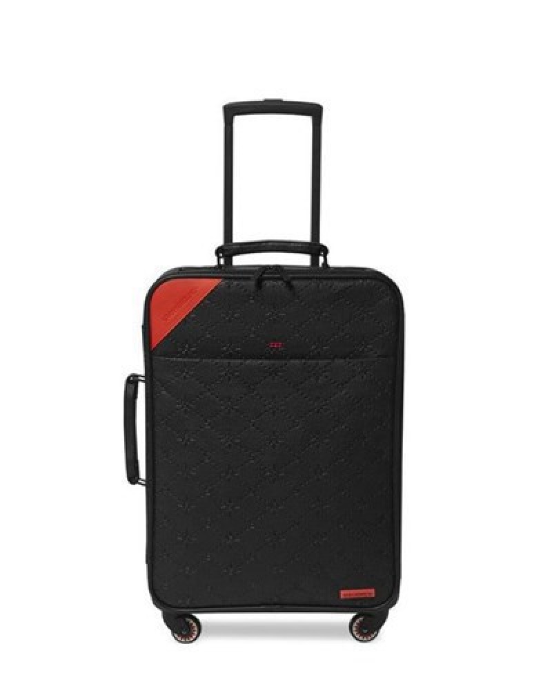 Black Sprayground 24/7 Jetsetter Carry-on Luggage | 05361-EUHG