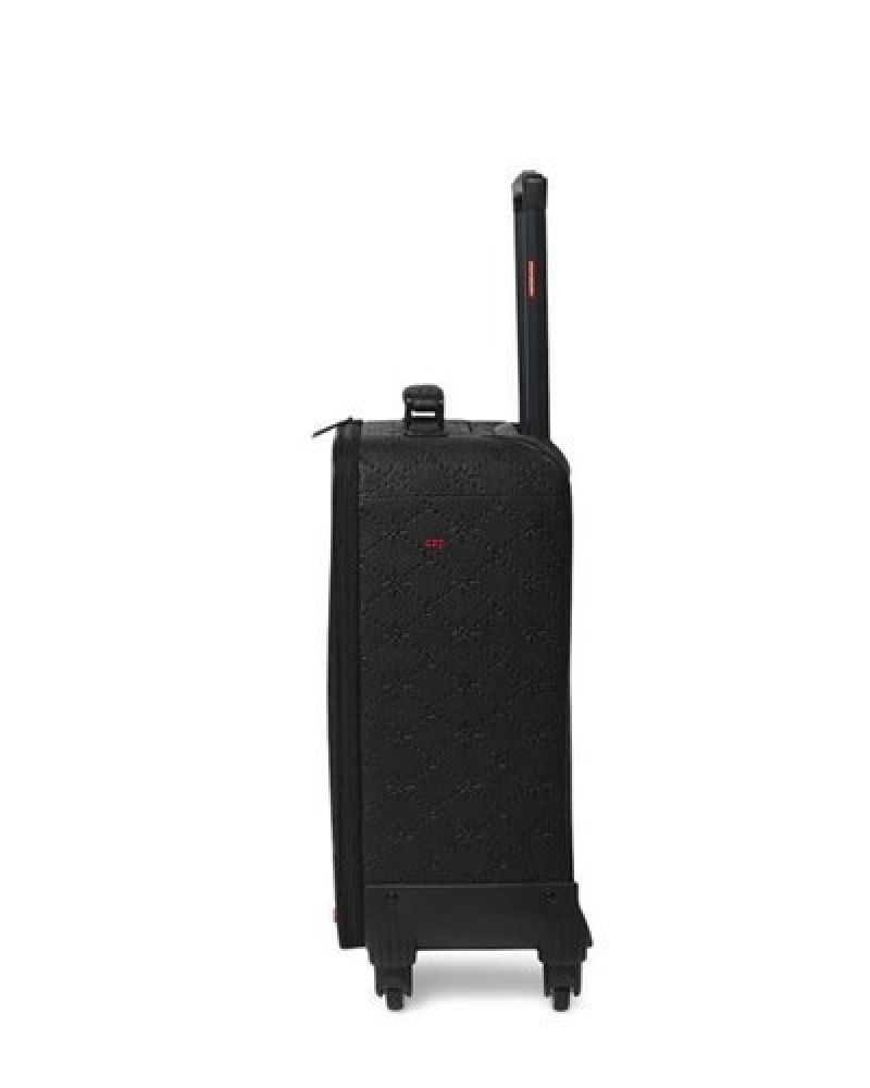 Black Sprayground 24/7 Jetsetter Carry-on Luggage | 05361-EUHG