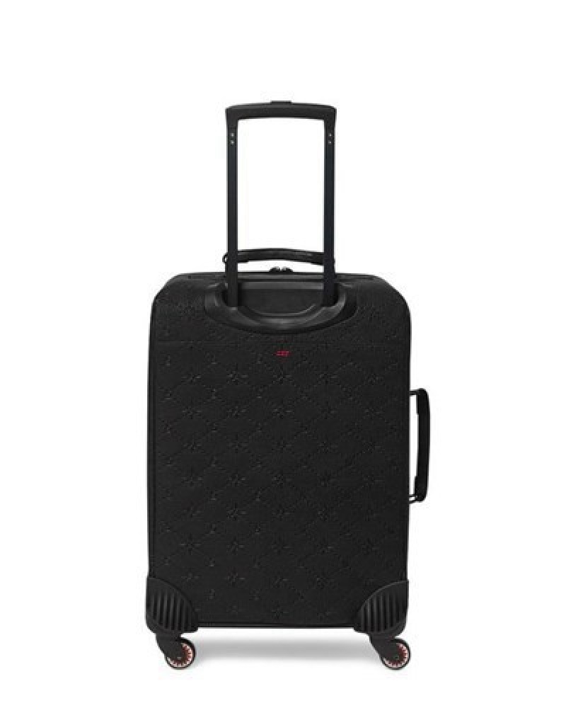 Black Sprayground 24/7 Jetsetter Carry-on Luggage | 05361-EUHG