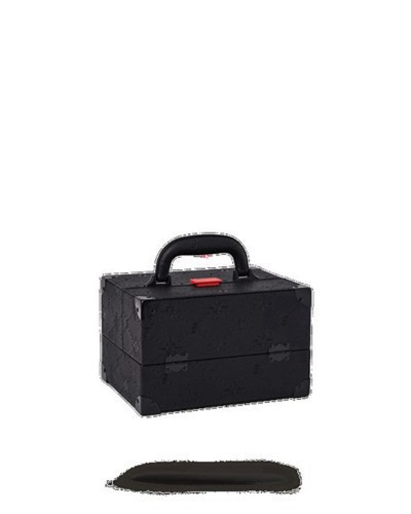 Black Sprayground 24/7 Jewelry Case Cases | 71264-FQLO