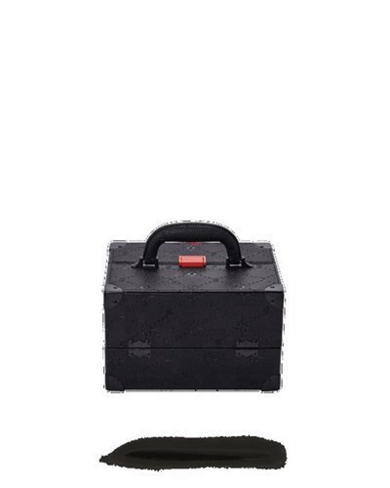 Black Sprayground 24/7 Jewelry Case Cases | 71264-FQLO