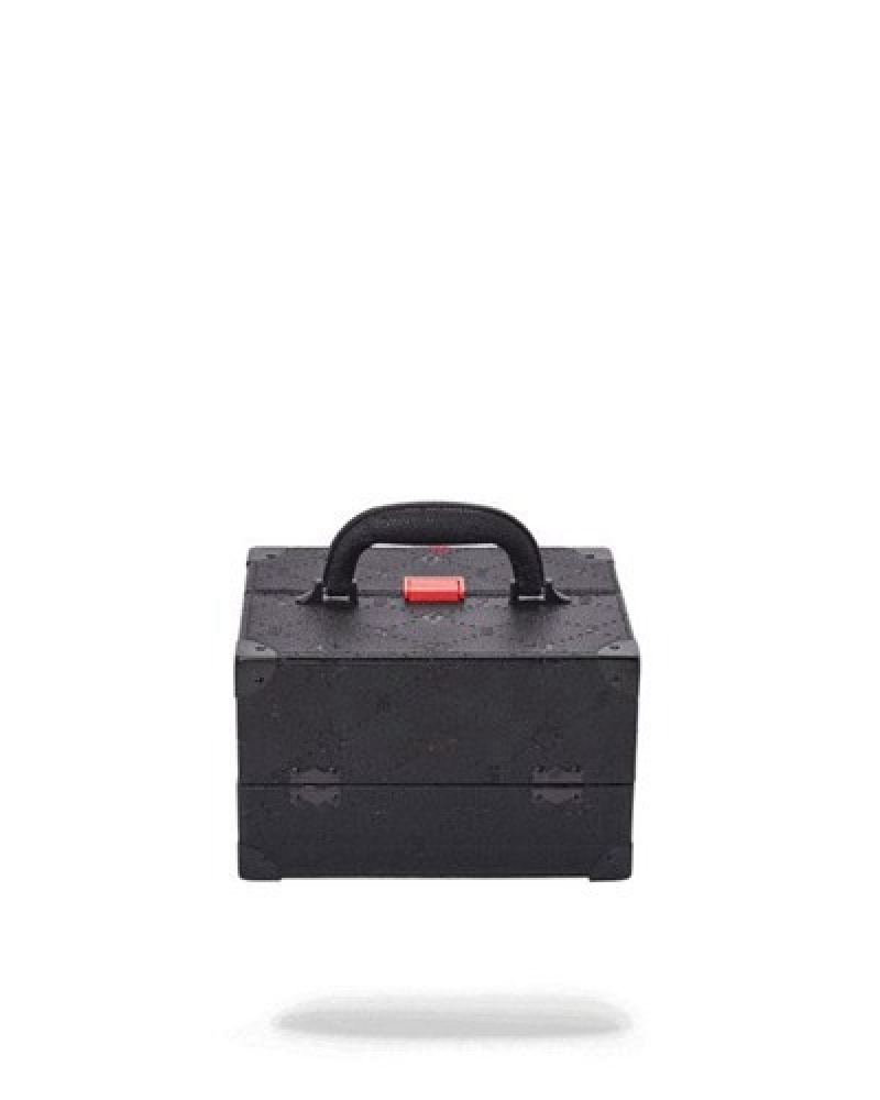 Black Sprayground 24/7 Jewelry Case Cases | 71264-FQLO