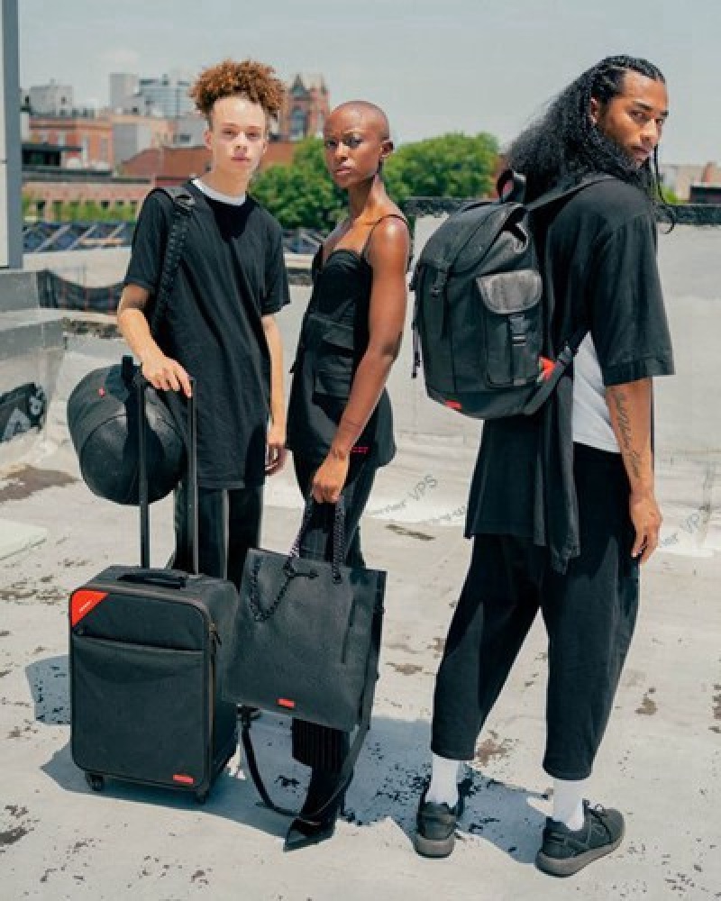 Black Sprayground 24/7 Monte Carlo Backpacks | 36914-PWEY