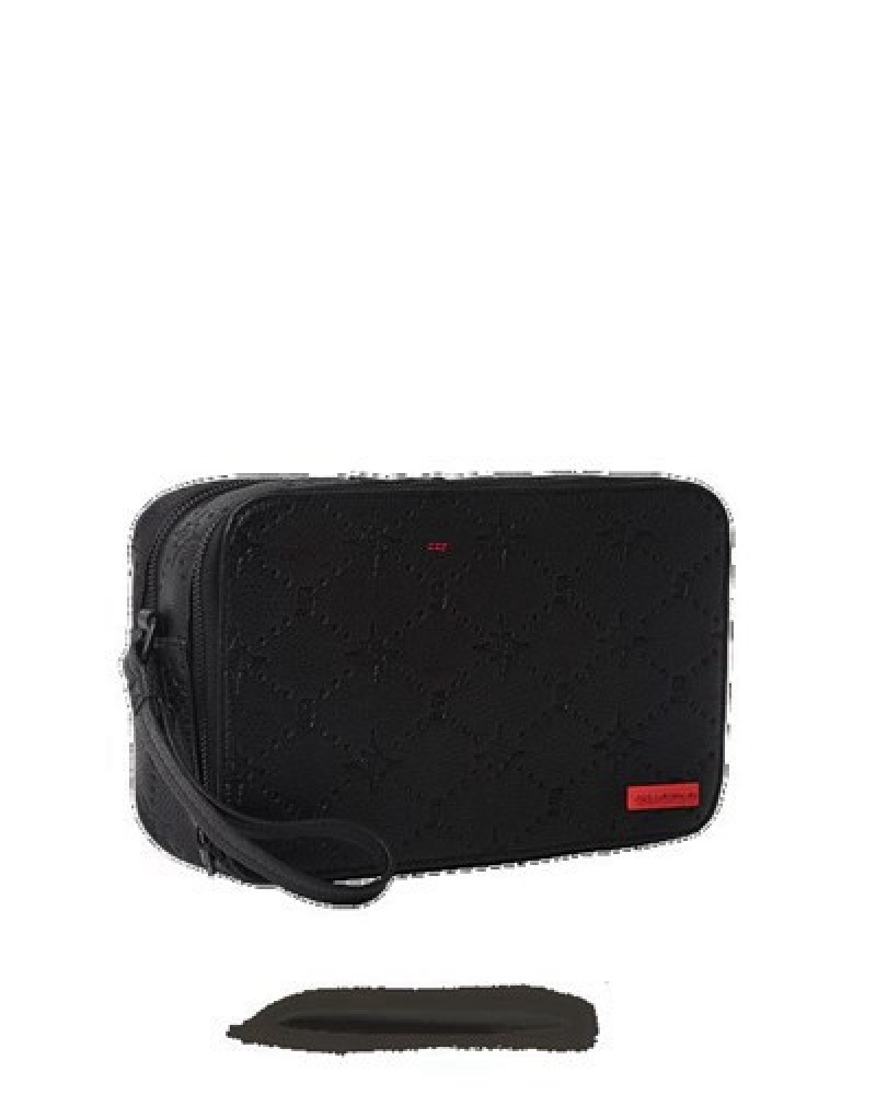 Black Sprayground 24/7 Toiletry Bags | 31692-RCMZ