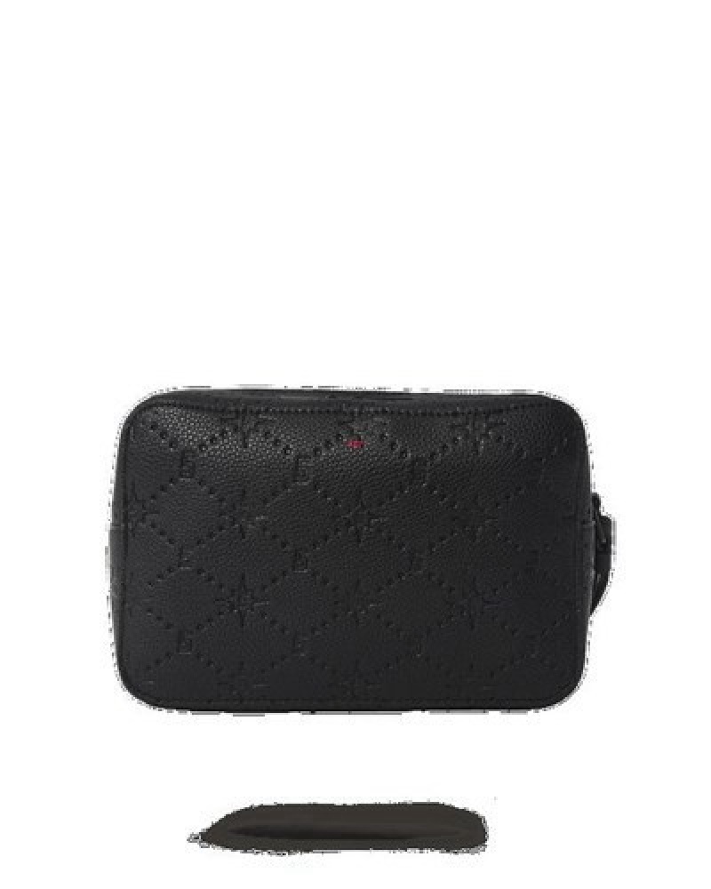 Black Sprayground 24/7 Toiletry Bags | 31692-RCMZ