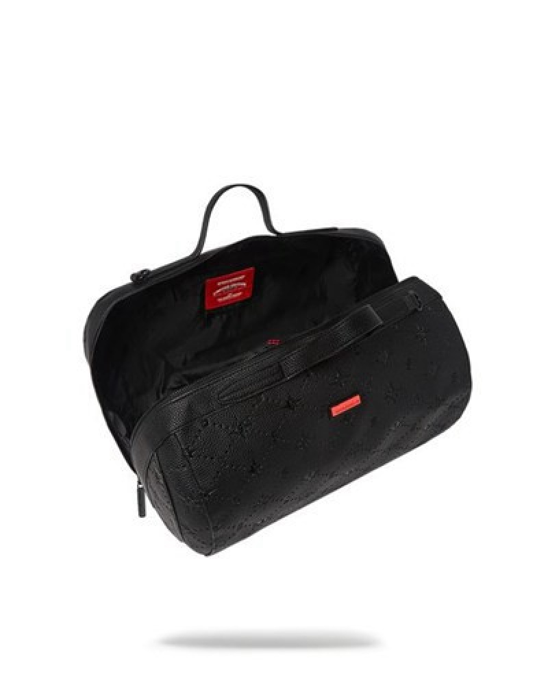 Black Sprayground 24/7 Tube Duffle Bags | 49830-AFKI