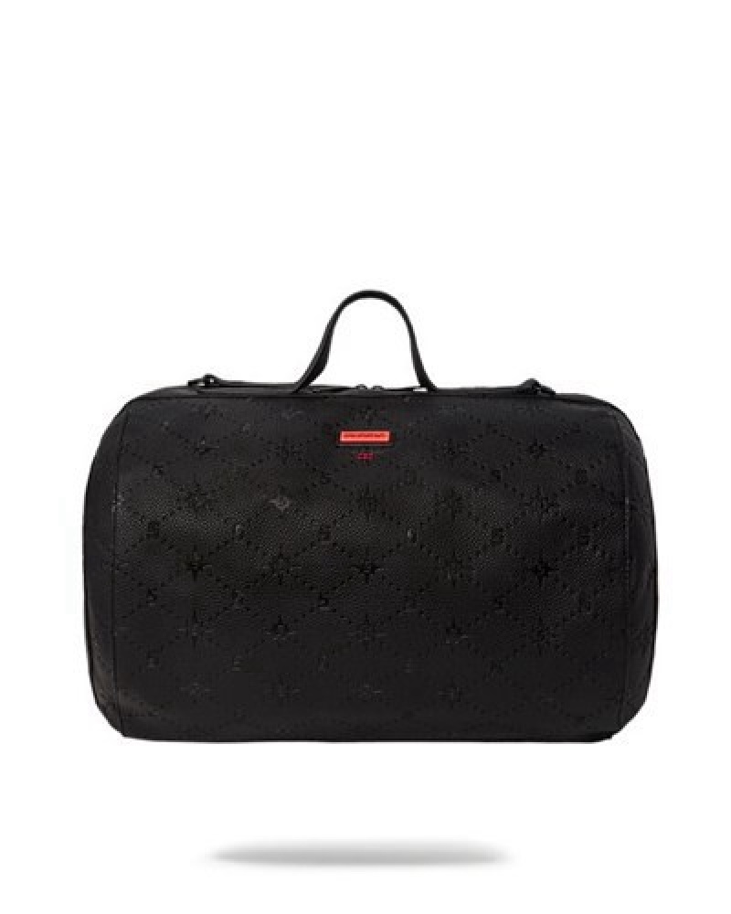 Black Sprayground 24/7 Tube Duffle Bags | 49830-AFKI