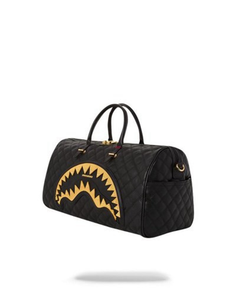 Black Sprayground 24k Geneva Duffle Bags | 98247-IPVK