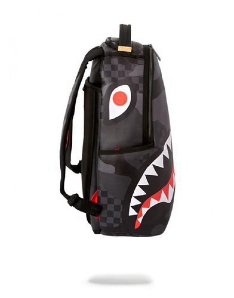 Black Sprayground 3am Backpacks | 20936-GYQI