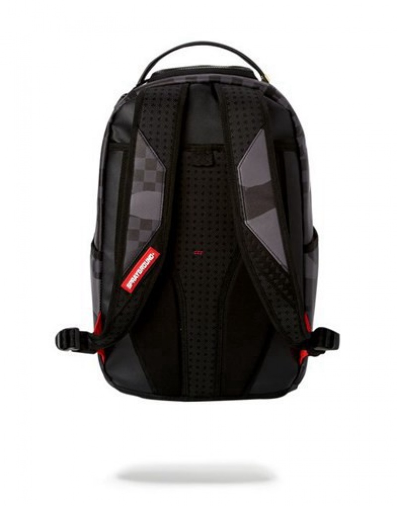 Black Sprayground 3am Backpacks | 20936-GYQI