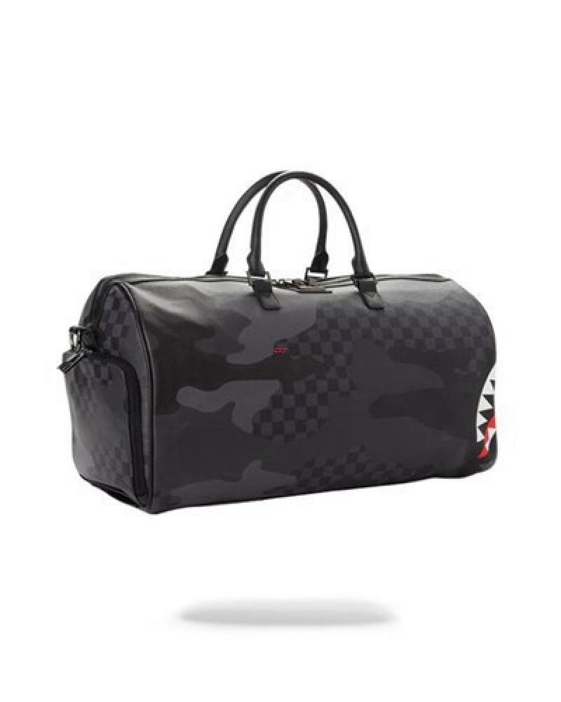 Black Sprayground 3am Duffle Bags | 60921-GORI