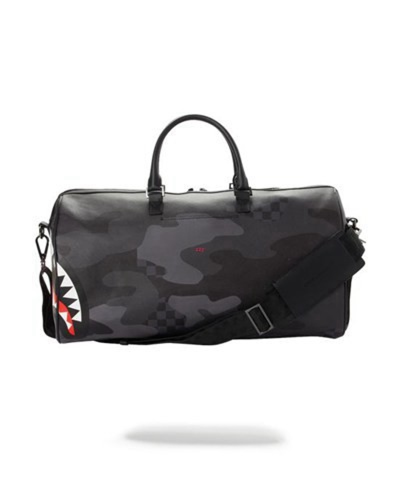 Black Sprayground 3am Duffle Bags | 60921-GORI