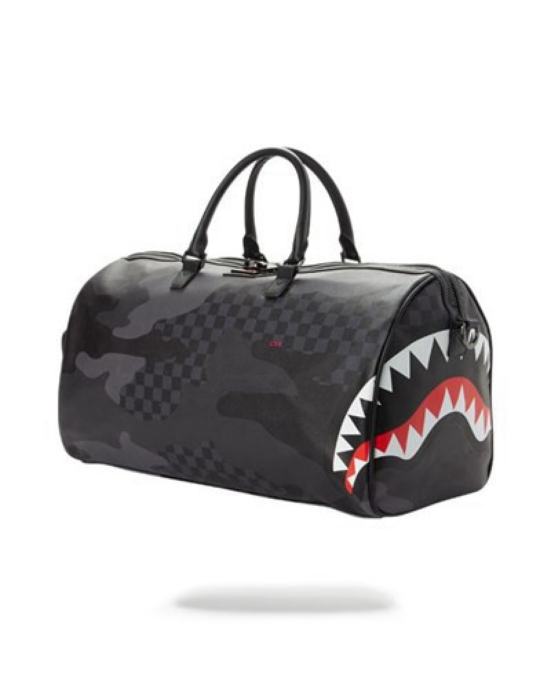 Black Sprayground 3am Duffle Bags | 60921-GORI