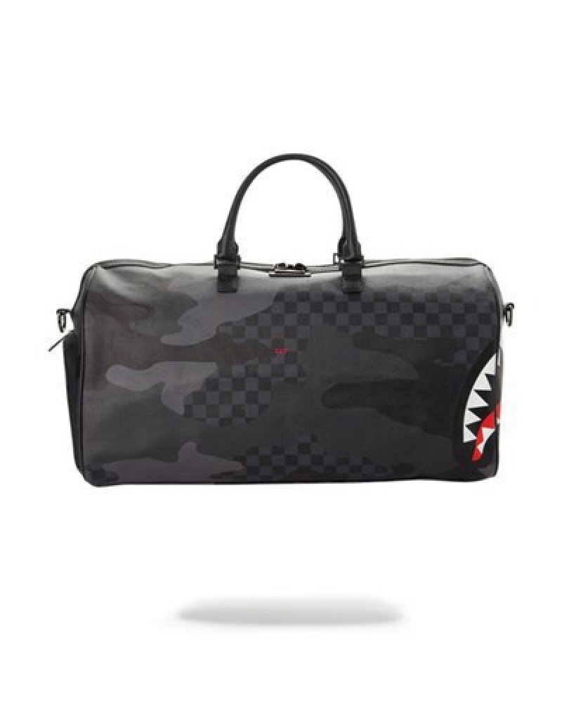 Black Sprayground 3am Duffle Bags | 60921-GORI