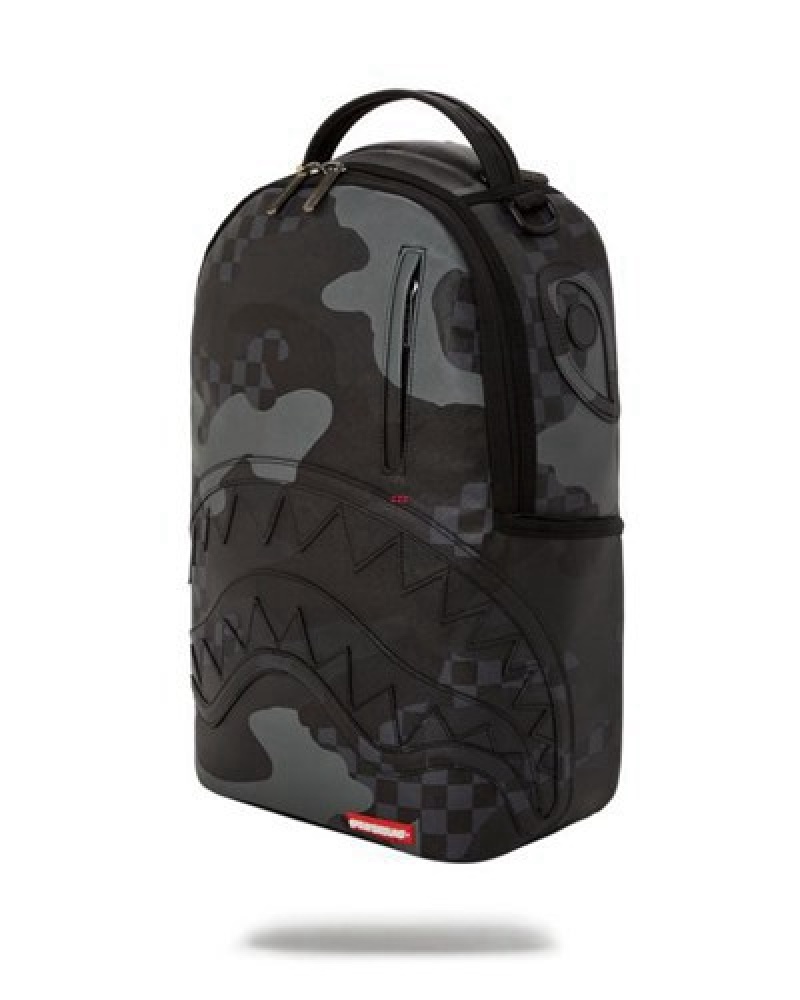 Black Sprayground 3am Full Throttle (Dlxv) Backpacks | 03259-PFWH