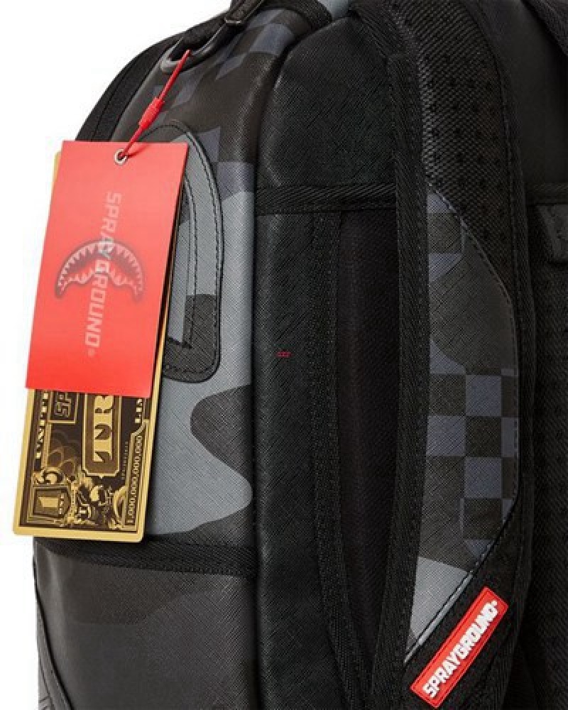 Black Sprayground 3am Full Throttle (Dlxv) Backpacks | 03259-PFWH