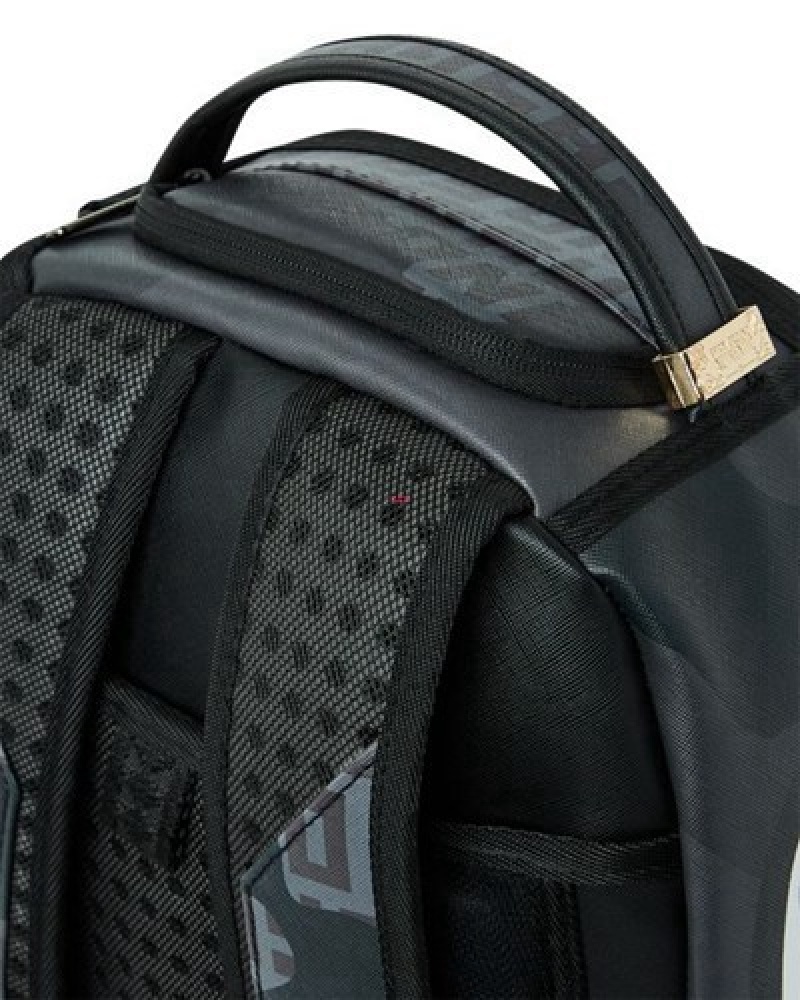 Black Sprayground 3am Infiniti (Dlxv) Backpacks | 50398-CMDT