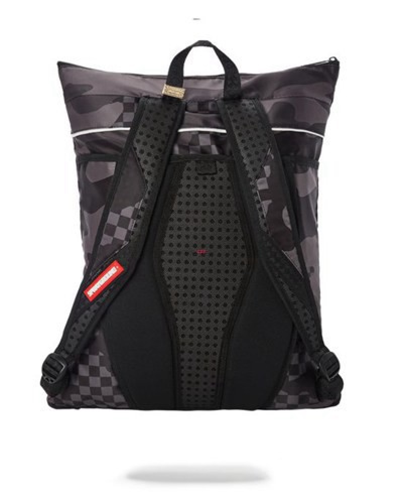 Black Sprayground 3am Napsack Pillow Backpacks | 14659-LENJ