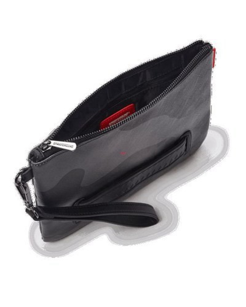 Black Sprayground 3am Never Sleep Crossover Clutch Bag | 98264-KVFT