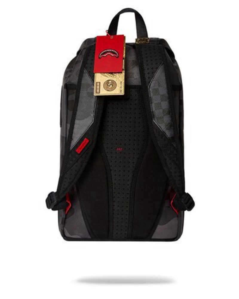 Black Sprayground 3am Never Sleep Hills Backpacks | 27513-UAHK