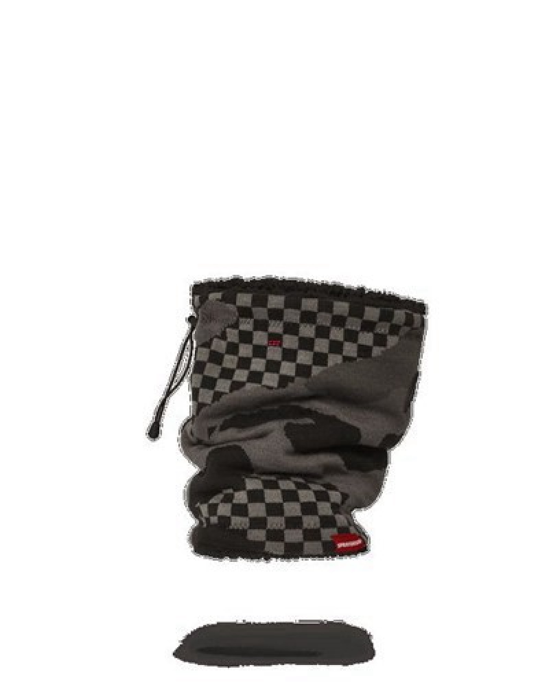 Black Sprayground 3am Never Sleep Neck Warmer | 09846-DGUX