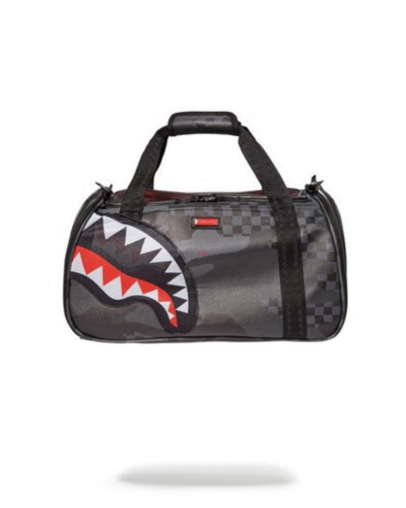 Black Sprayground 3am Pet Carrier Backpacks | 46138-GMVY