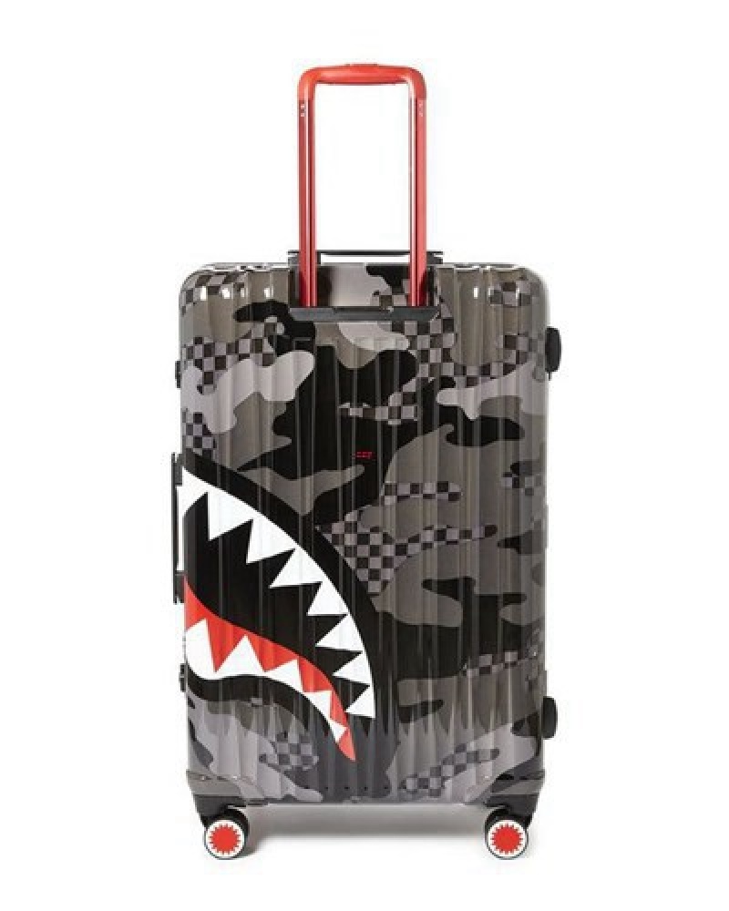 Black Sprayground 3am Sharknautics 29.5 Full-size Luggage Set | 10563-UGQA