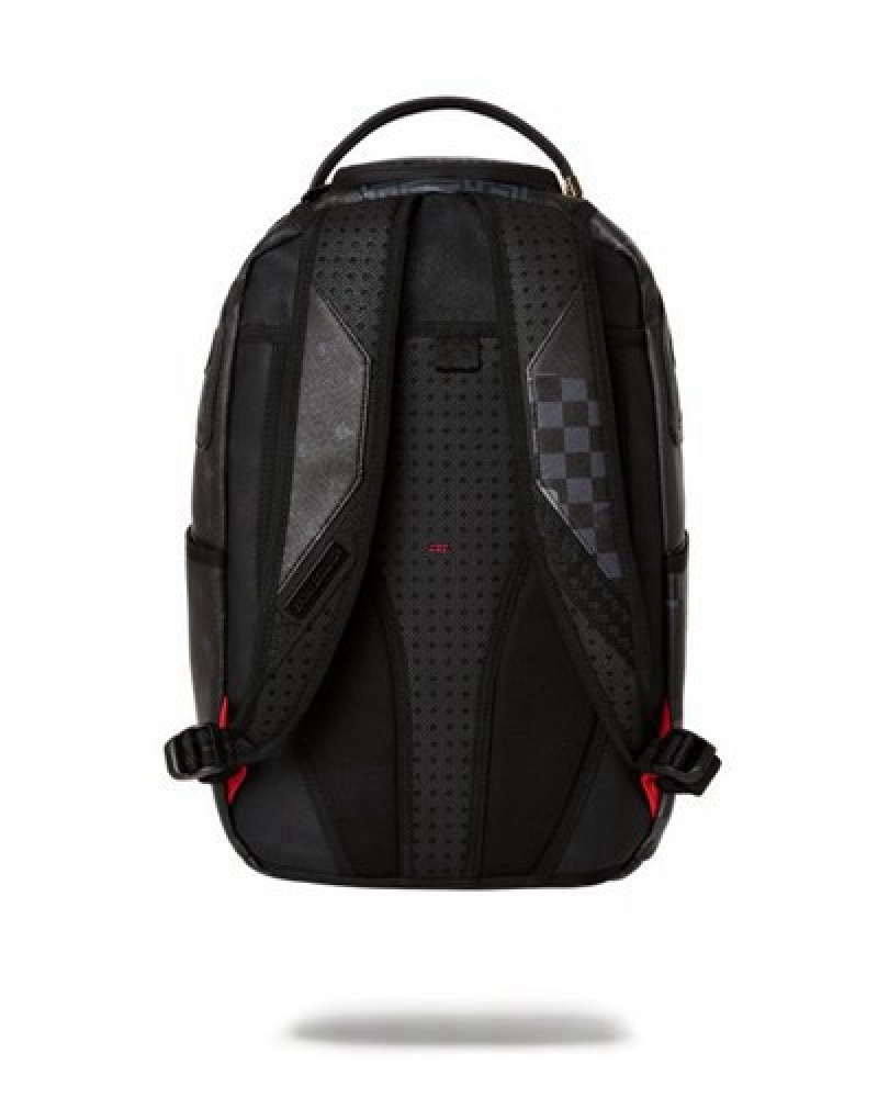 Black Sprayground 3am The Trilogy (Dlxv) Backpacks | 20573-YOKP