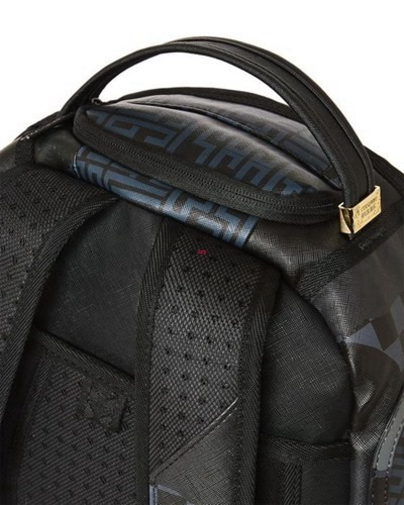 Black Sprayground 3am The Trilogy (Dlxv) Backpacks | 20573-YOKP